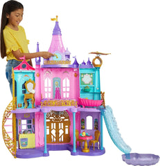 Disney Princess Magical Adventures Castle Dollhouse Playset for Kids