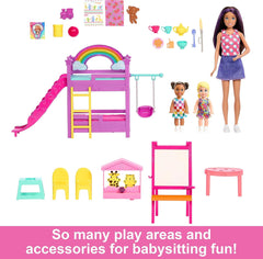 Barbie Skipper Babysitters Ultimate Daycare Playset with Dolls & Accessories