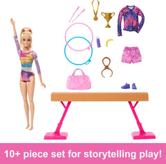 Barbie Gymnastic Doll Playset with Accessories