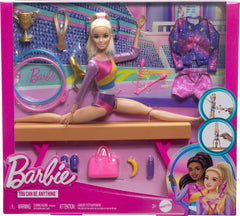 Barbie Gymnastic Doll Playset with Accessories