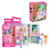 Barbie Getaway Doll House with Doll & Accessories