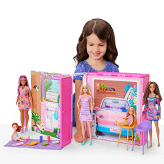 Barbie Getaway Doll House With Doll