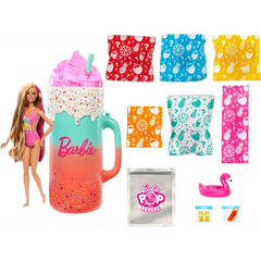 Barbie Pop Reveal Rise & Surprise Gift Set With Scented Doll, Squishy Scented Pet & More, 15+ Surprises