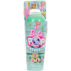 Barbie Pop Reveal Bubble Tea Series Doll & Accessories with Fashion Doll & Pet, 8 Surprises Include Color Change, Cup with Storage