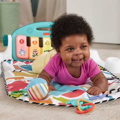 Fisher-Price Blue Kick & Play Piano Gym - Baby Musical Activity Mat