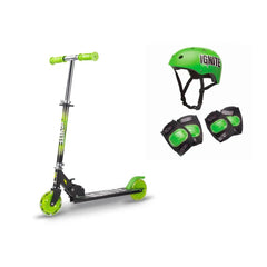 Ignite Flow Scooter 2-Wheeled Combo Pack Green