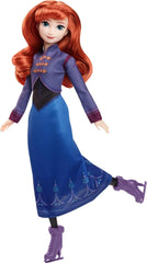 Disney Frozen Fashion Doll Anna - Ice Skating Doll Playset for Kids