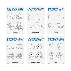 Pictionary Core Refresh Board Game with Erasable Boards & Timer