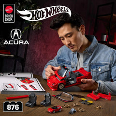 Hot Wheels Brick Shop Elite Acura Nsx 1:16