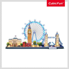 CubicFun 3D Puzzles City Line London 186 Pcs
