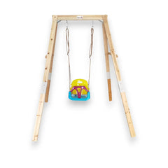 Dynamic Sports Growing Giraffe Wooden Swing Set