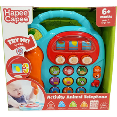 Hapee Capee Activity Animal Telephone Battery Operated