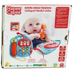 Hapee Capee Activity Animal Telephone Battery Operated