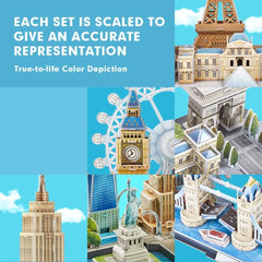 CubicFun 3D Puzzles City Line London 107 Pieces