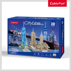 Cubic Fun 3d Puzzles City Line NewYork