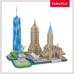 Cubic Fun 3d Puzzles City Line NewYork