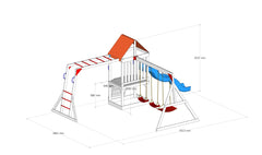 Dynamic Sports Olympia Wooden Swingset