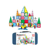 Picasso Magnetic Tiles with 4 Characters 100-Pieces