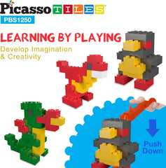 Picasso Magnetic Building Blocks 1250-Pieces
