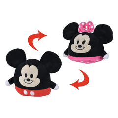 Disney Plush Mickey & Minnie Revers  4.5 - Inches