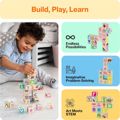 Picasso Magnetic Cubes Learning 36-Pieces
