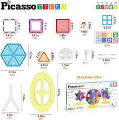 Picasso Magnetic Tiles Ferris Wheel 63-Pieces