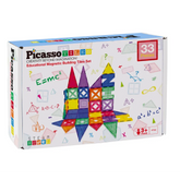 Picasso Magnetic Educational Building Tile Set 33-Pieces