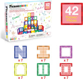 Picasso Magnetic Tiles Artistry Building Set 42-Pieces