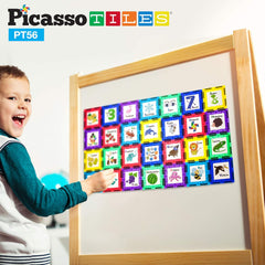 Picasso Magnetic Tiles Fundamental & Cognition Set 56-Pieces