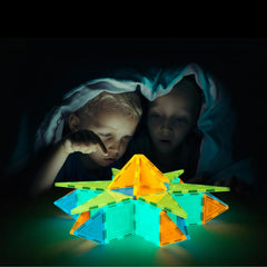 Picasso Magnetic Tiles 3D Glow 60-Pieces