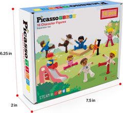 Picasso Magnetic Character Figures 16-Pieces