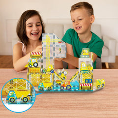 Picasso Magnetic Block Construction Vehicle Truck 8-Pieces