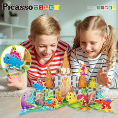 Picasso Magnetic Dinosaur Figures 8-Pieces