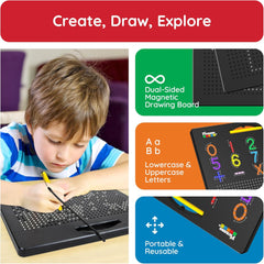 Picasso Magnetic Drawing Board Double Sided 2-In-1
