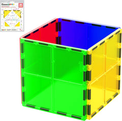 Picasso Magnetic Tiles Large Square Expansion 4-Pieces