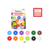 Picasso Magnetic Interlocking Building Chips 108-Pieces