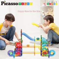 Picasso Magnetic Marble Run 60-Pieces