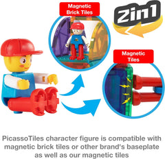 Picasso Magnetic Tiles 3D Blocks 353-Pieces
