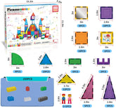 Picasso Magnetic Tiles 3D Blocks 353-Pieces