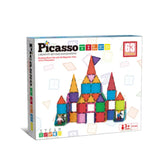 Picasso Magnetic Bricks+Tiles 63Pcs