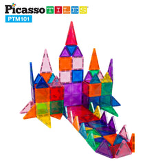 Picasso Magnetic Tiles Mini Diamond 101-Pieces