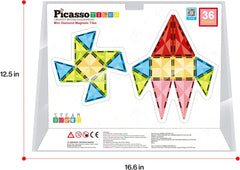 Picasso Magnetic Mini Diamond Building Set 36-Pieces