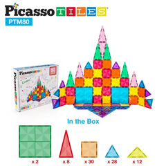 Picasso Mag. Mini Diamnd Buildng 80-Pieces