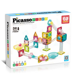 Picasso Magnetic Mini Diamond Marble Run Track 60pieces
