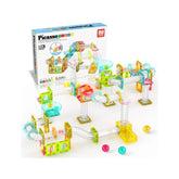 Picasso Magnetic Marble Run with Launcher 80-Pieces
