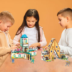 Picasso Magnetic Tiles Medieval Castle Theme 70-pieces