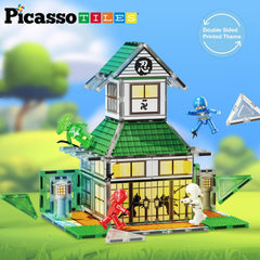 Picasso Magnetic Tiles Ninja Dojo 64-Pieces
