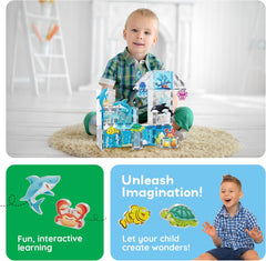 Picasso Magnetic Tiles Aquarium 52-Pieces