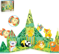 Picasso Magnetic Tiles Forest Animal Set 26-Pieces