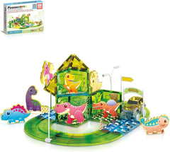 Picasso Magnetic Tiles Dino Track 89-Pieces